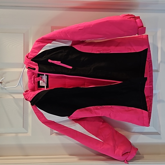The Children's Place Pink Girl's Winter Puffer Jacket with removable Fleece - Picture 5 of 5